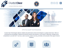 Tablet Screenshot of crystalcleartec.com
